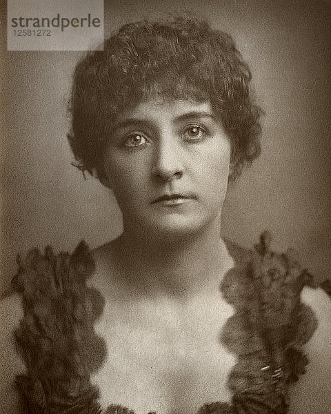 Julia Gwynne  britische Opernsängerin und Schauspielerin  1884. Künstler: St. Jamess Photographic Co