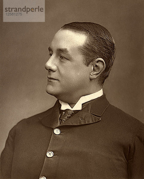 Gilbert Farquhar  britischer Schauspieler  1887. Künstler: Ernest Barraud