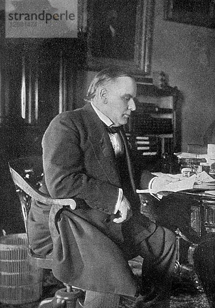 William McKinley  25. Präsident der Vereinigten Staaten  1898. Künstler: Unbekannt