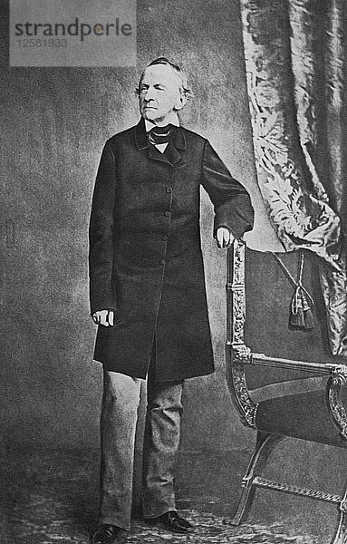 König Ludwig I. von Bayern  1862. Künstler: Joseph Albert