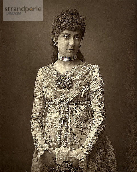 Angela Fenton  britische Schauspielerin  1887. Künstlerin: Ernest Barraud