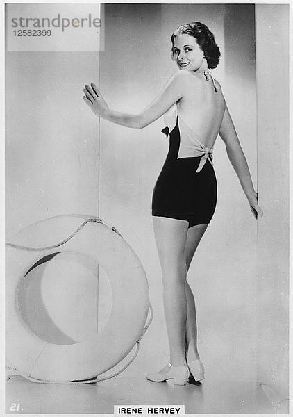 Irene Hervey  amerikanische Filmschauspielerin  um 1938. Künstlerin: Unbekannt