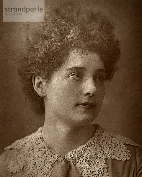 Blanche Horlock  britische Schauspielerin  1887. Künstler: Ernest Barraud
