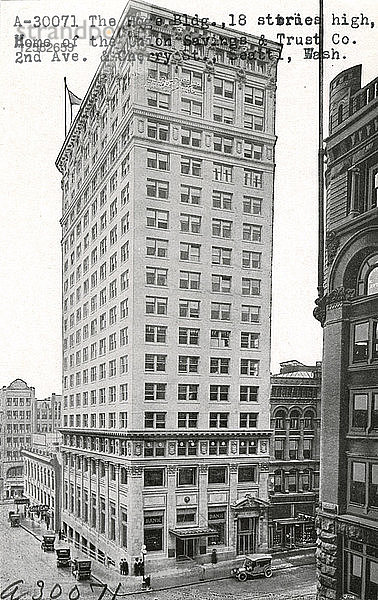 Das Hoge-Gebäude  Seattle  Washington  USA  1911. Künstler: Unbekannt