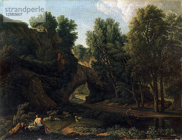 Landschaft  Ende 17. oder Anfang 18. Jahrhundert. Künstler: Isaac de Moucheron