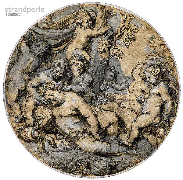Schlafender Bacchus  17. Jahrhundert. Künstler: Abraham Jansz van Diepenbeeck