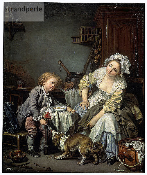 Verwöhntes Kind  1765. Künstler: Jean-Baptiste Greuze