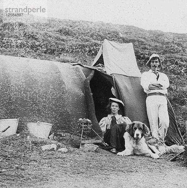 Camping  frühes 20. Jahrhundert(?). Künstler: Unbekannt