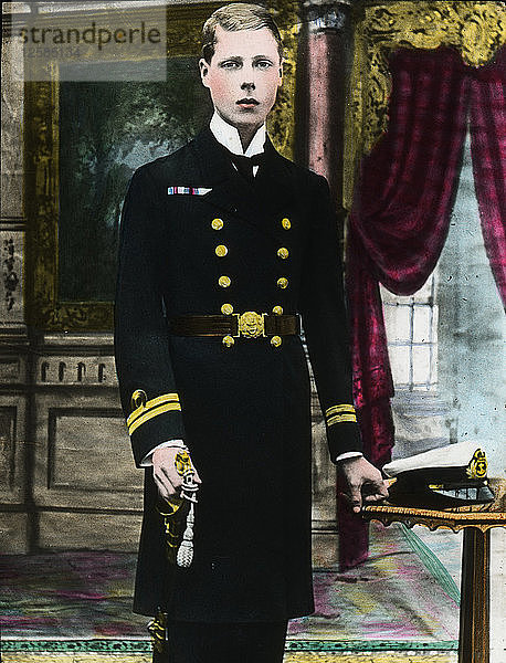 Der Prinz von Wales  zukünftiger König Edward VIII.  um 1910. Künstler: Unbekannt