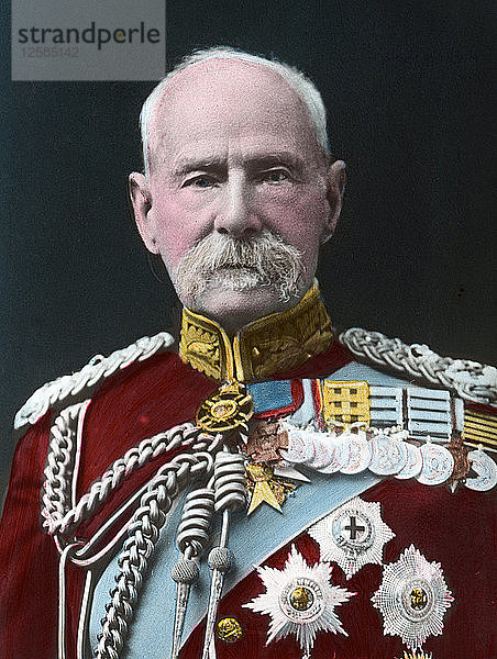 Feldmarschall Lord Roberts von Kandahar  britischer Soldat  Ende des 19. oder Anfang des 20. Jahrhunderts. Künstler: Unbekannt