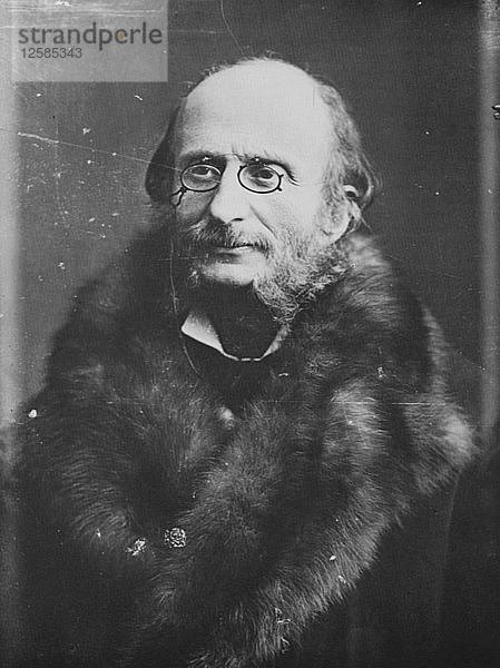 Jacques Offenbach  deutschstämmiger französischer Komponist  um 1875. Künstler: Gaspard-Felix Tournachon