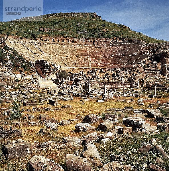 Griechisches Theater in Ephesus  1. Jahrhundert v. Chr. Künstler: Unbekannt