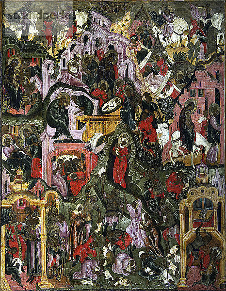 Die Geburt Christi (Heilige Nacht)  zweite Hälfte des 17. Jahrhunderts.