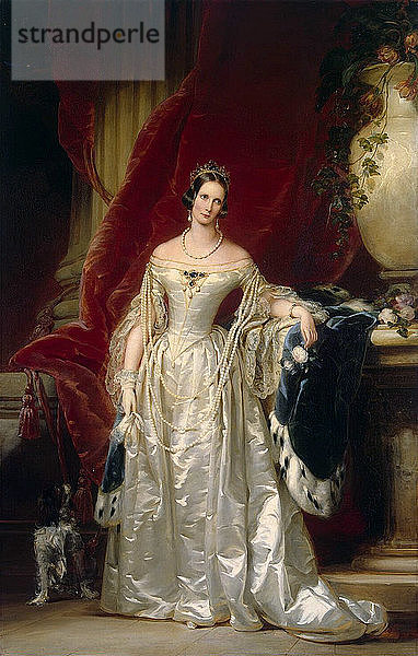 Porträt der Kaiserin Alexandra Fjodorowna (Charlotte von Preußen)  1840.
