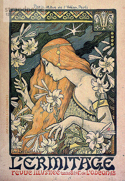 LErmitage  revue illustrée  Plakat  1897.