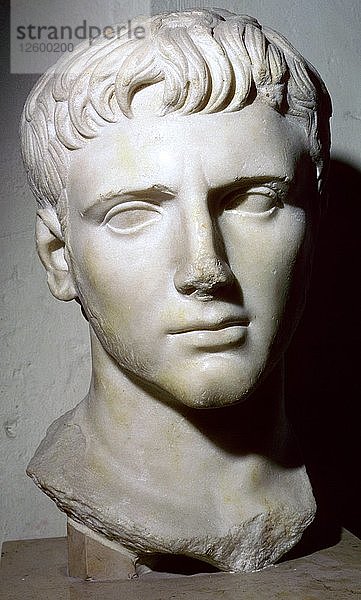 Büste des Octavian/Augustus. Künstler: Unbekannt