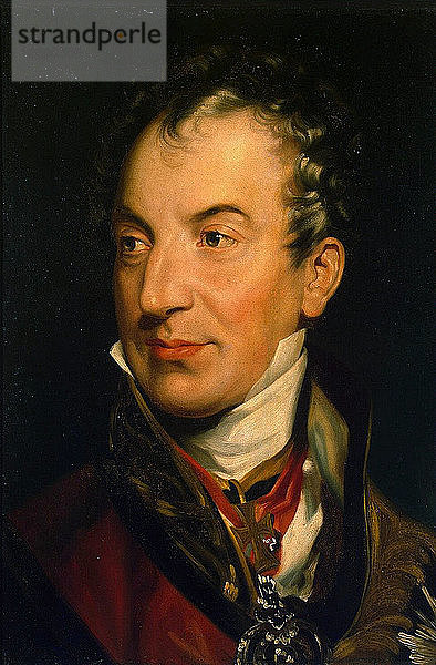 Porträt von Klemens Wenzel  Fürst von Metternich  (1773-1859)  1814-1819.