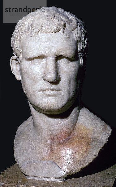 Büste des Agrippa  1. Jahrhundert v. Chr. Künstler: Unbekannt