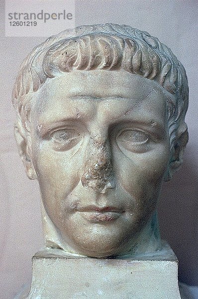 Kopf des römischen Kaisers Claudius  1. Jahrhundert. Künstler: Unbekannt