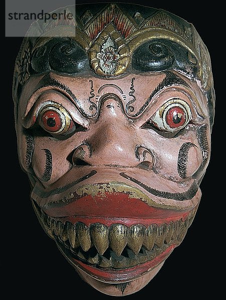 Maske aus Java. Künstler: Unbekannt