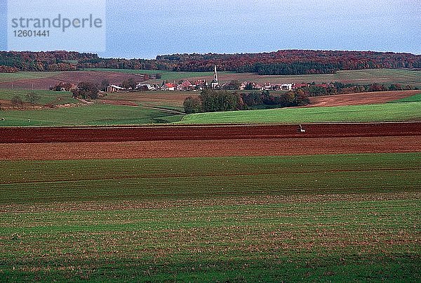 Landschaft in Burgund. Künstler: Unbekannt