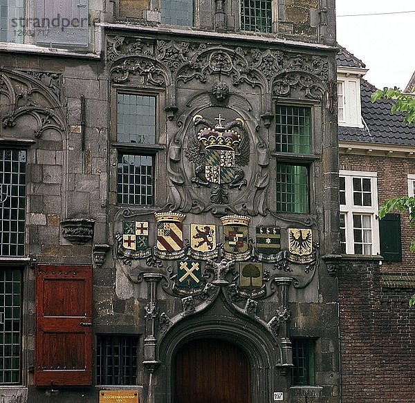 Das Alte Rathaus in Delft  17. Jahrhundert. Künstler: CM Dixon Künstler: Unbekannt