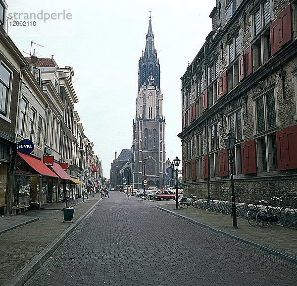 Neue Kerk in Delft  14. Jahrhundert. Künstler: CM Dixon Künstler: Unbekannt