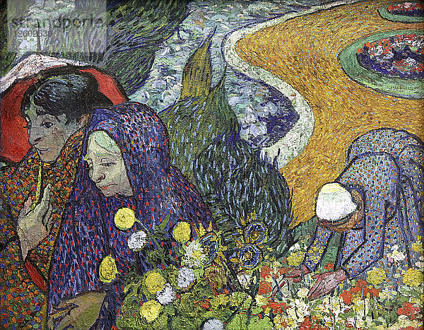 Erinnerung an den Garten von Etten (Damen von Arles)  1888. Künstler: Vincent van Gogh