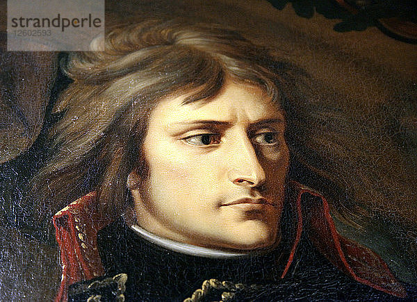 Napoleon Bonaparte auf der Brücke von Arcole  ca. 1796-c1797. Künstler: Antoine-Jean Gros