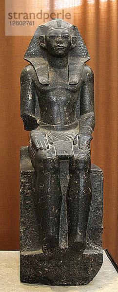 Statue von Amenemhat III.  19. Jahrhundert v. Chr. Künstler: Unbekannt