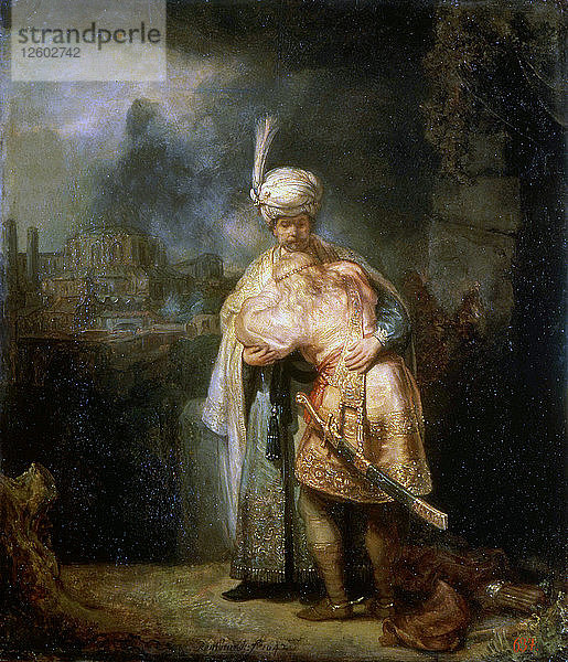 Davids Abschied von Jonathan  1642. Künstler: Rembrandt Harmensz van Rijn