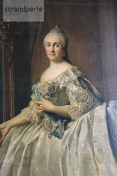 Porträt der Zarin Katharina der Großen  nach 1762. Künstler: Vigilius Erichsen