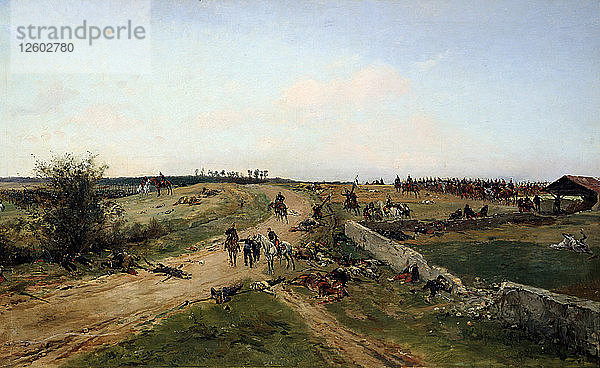 Szene aus dem Deutsch-Französischen Krieg  1870  19. Jahrhundert. Künstler: Alphonse de Neuville