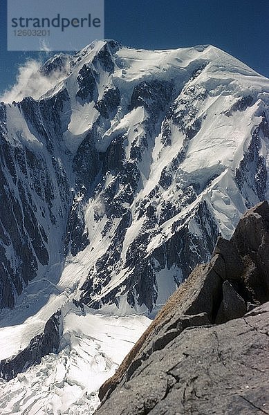 Italienisches Gesicht des Mont Blanc. Künstler: Unbekannt