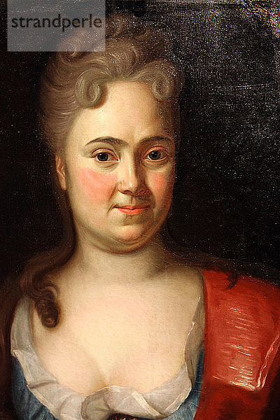 Porträt der Kaiserin Katharina I. (1684-1727)  1712. Künstler: Møller  Andreas (1684-1752/62)