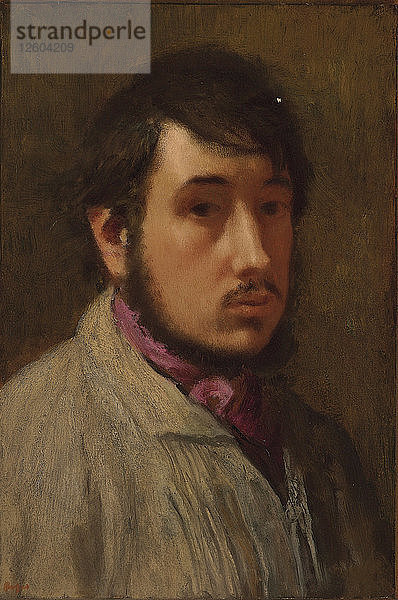 Selbstporträt  um 1858. Künstler: Degas  Edgar (1834-1917)
