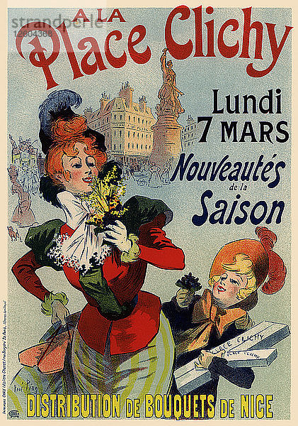 A la Place Clichy (Plakat)  1890er Jahre. Künstler: Péan  René Louis (1875-1945)