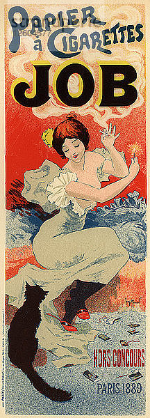 Werbeplakat für das Seidenpapier Job  um 1900. Künstler: Meunier  Henri (1873-1922)