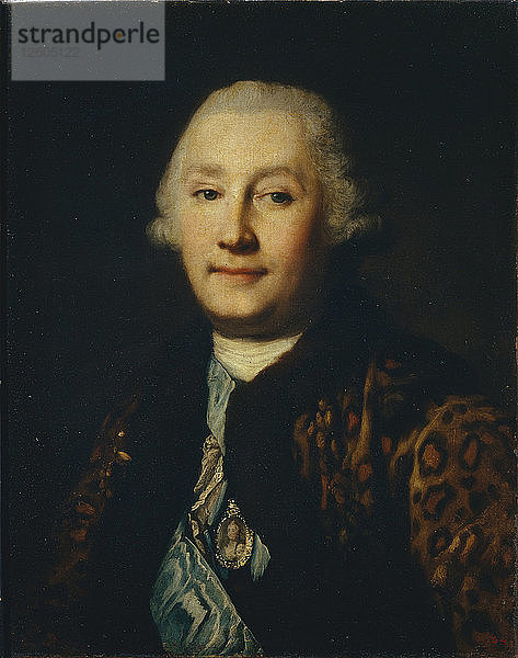 Porträt des Grafen Grigorij Grigorjewitsch Orlow (1734-1783). Künstler: Erichsen  Vigilius (1722-1782)
