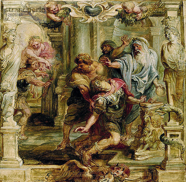 Der Tod des Achilles  1630-1635. Künstler: Rubens  Pieter Paul (1577-1640)