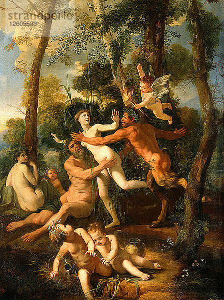 Pan und Syrinx  1637. Künstler: Poussin  Nicolas (1594-1665)