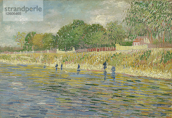 Ufer der Seine  1887. Künstler: Gogh  Vincent  van (1853-1890)