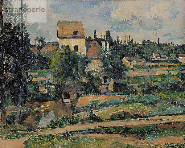Mühle an der Couleuvre bei Pontoise  1881. Künstler: Cézanne  Paul (1839-1906)