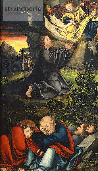 Die Agonie im Garten  um 1518. Künstler: Cranach  Lucas  der Ältere (1472-1553)