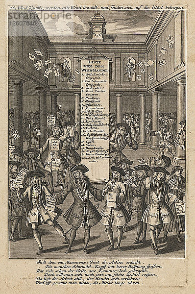 Windhändler lassen Geld fallen...  um 1720. Künstler: Schmid (1667-1744)