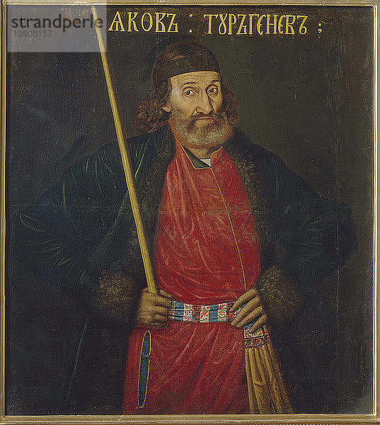 Porträt von Jakov Turgenev  vor 1695. Künstler: Anonym