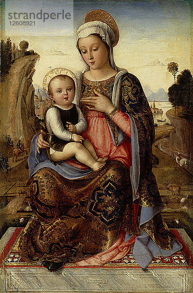 Jungfrau mit Kind  15. Jahrhundert. Künstler: Venezianischer Meister