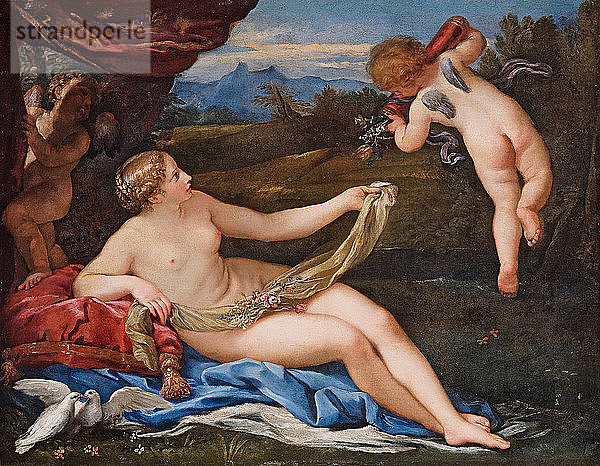 Venus und Amor. Künstler: Maratta  Carlo (1625-1713)