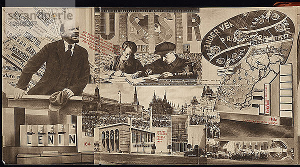 UDSSR. Katalog des sowjetischen Pavillons auf der Internationalen Presseausstellung  Köln  1928. Künstler: Lissitzky  El (1890-1941)