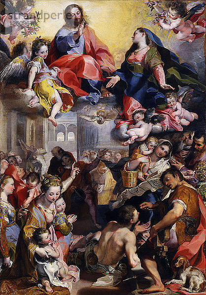 Madonna del Popolo  1579. Künstler: Barocci  Federigo (1528-1612)